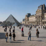 Pyramide du Louvre, Musée du Louvre, Paris, France - Architecte : Ieoh Ming Pei - Ingénieur : Roger Nicolet - 2019 © musee du Louvre, Olivier Ouadah