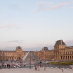 Cour Napoléon et Pyramide du Louvre, Musée du Louvre, Paris, France - Architecte : Ieoh Ming Pei - Ingénieur : Roger Nicolet © Vincent Laganier