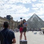 Cour Napoléon et Pyramide du Louvre, Musée du Louvre, Paris, France - Architecte : Ieoh Ming Pei - Ingénieur : Roger Nicolet © Vincent Laganier