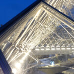 Pyramide du Louvre, Musée du Louvre, Paris, France - illumination - Architecte : Ieoh Ming Pei - Ingénieur : Roger Nicolet © Vincent Laganier