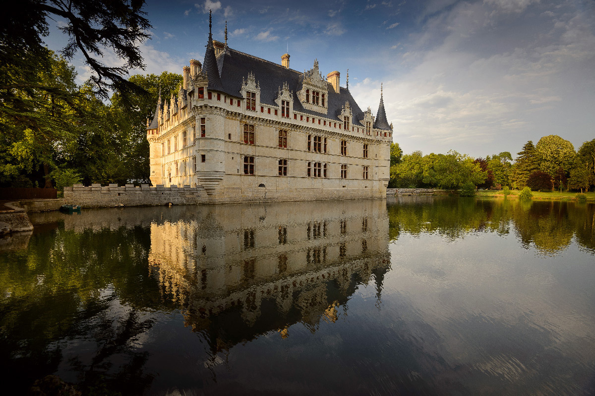 Château d'Azay-le-Rideau, France - façade Sud © Léonard de Serres - CMN