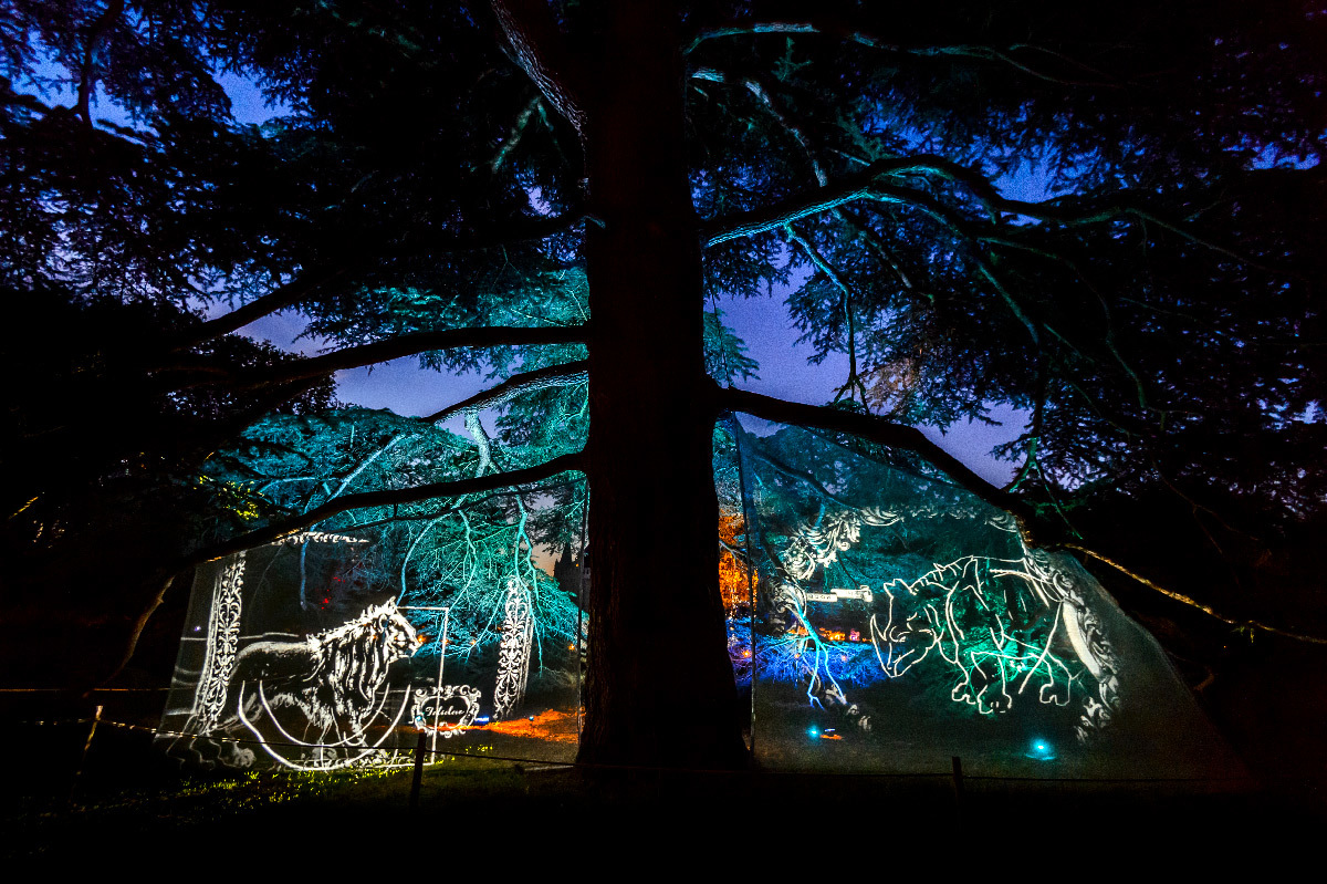 Les Nuits Fantastiques, château d'Azay le Rideau, France - son et lumière - création 2019 Explore studio © Léonard de Serres - CMN