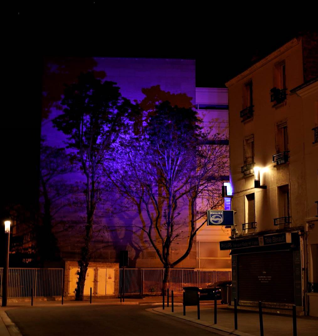 Place Berault, Vincennes, France - Concepteur lumière : Charles Vicarini, Studio Vicarini © Vicarini