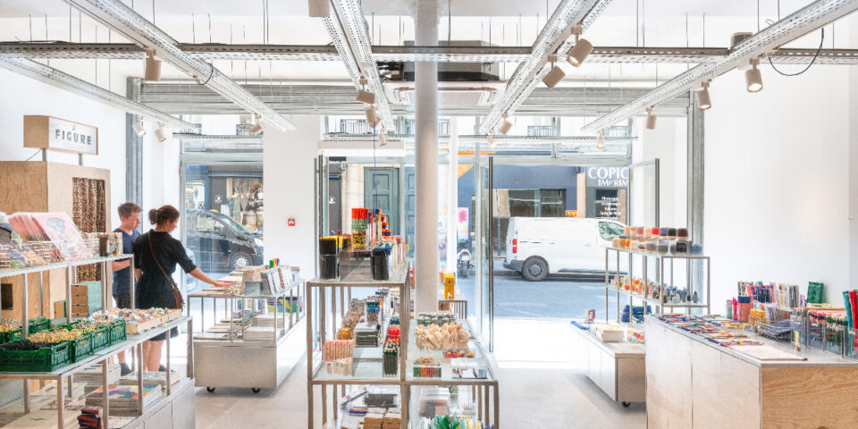 Papeterie showroom Papier Tigre, Paris, France - Cent15 architecture © Christophe Caudroy