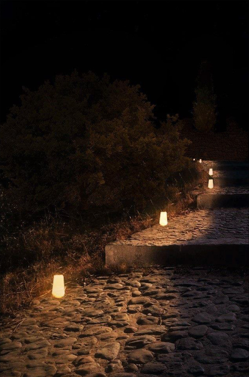 Simulation lumière, balisage des chemins, Volubilis, Maroc - Tifawine Light Contest, Illuminate, équipe 11 © Mehdi Chawki et Naoual Basma Koudia