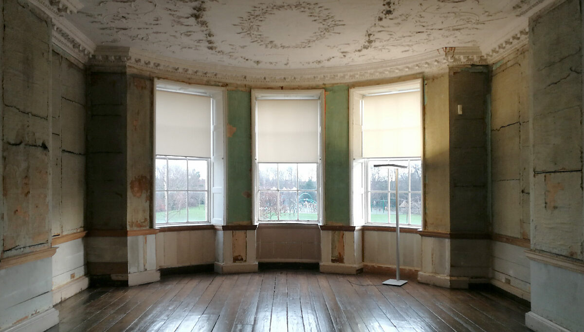 Rathfarnham Castle, fenêtre en baie, Irlande