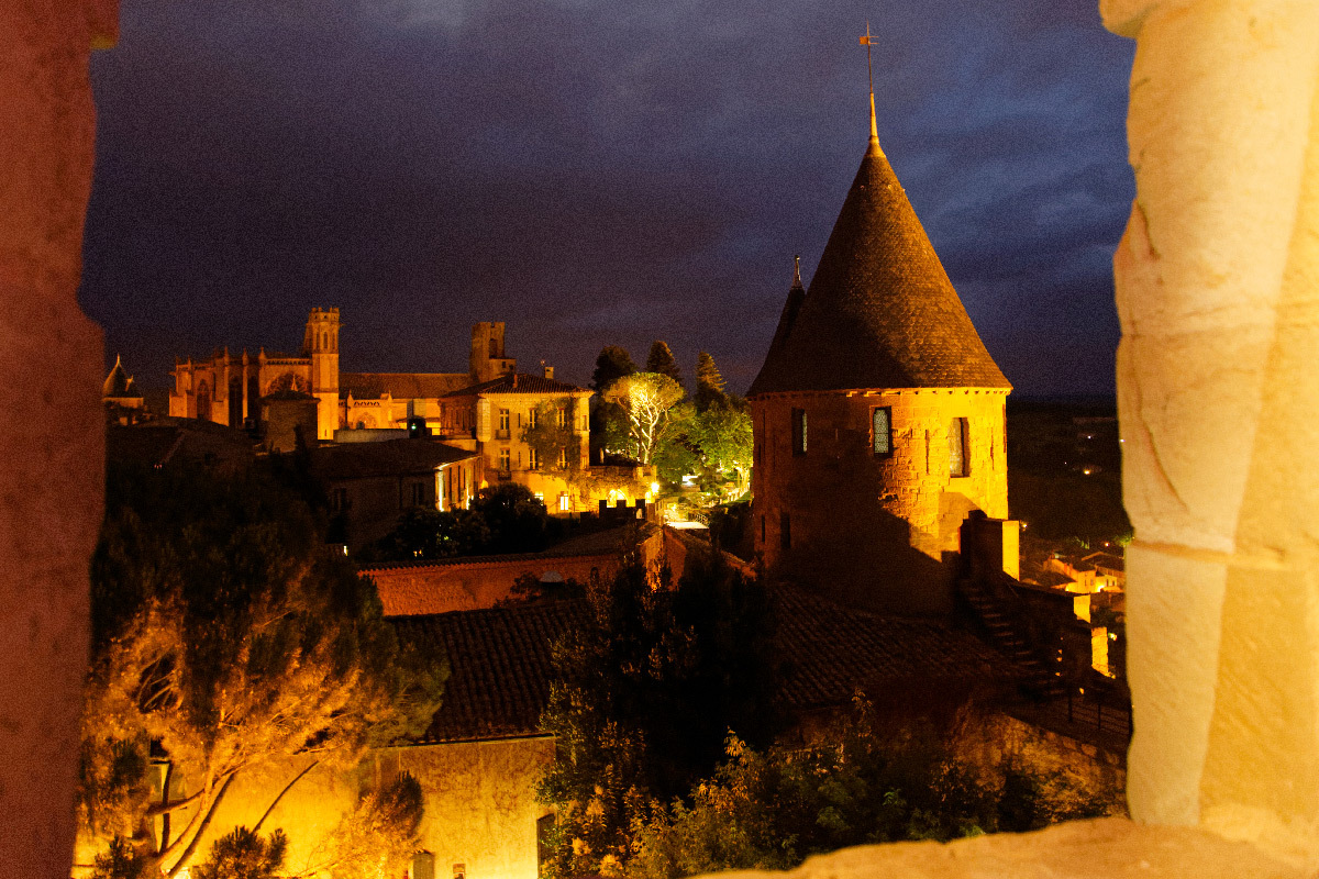 Château comtal de Carcassonne, parcours nocturne