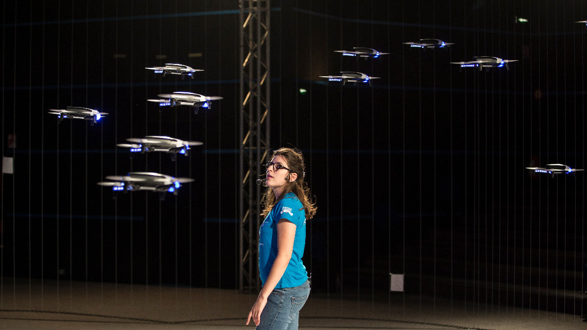 L’Académie des Drones, 2017 – Futuroscope, Poitiers, France – Spectacle de drones lumineux