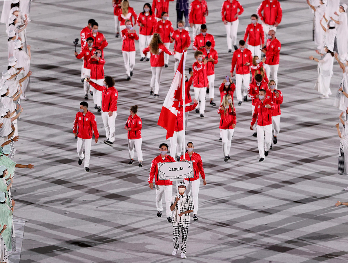 Tokyo 2020, cérémonie d'ouverture, Japon - Défilé athlètes - Team Canada