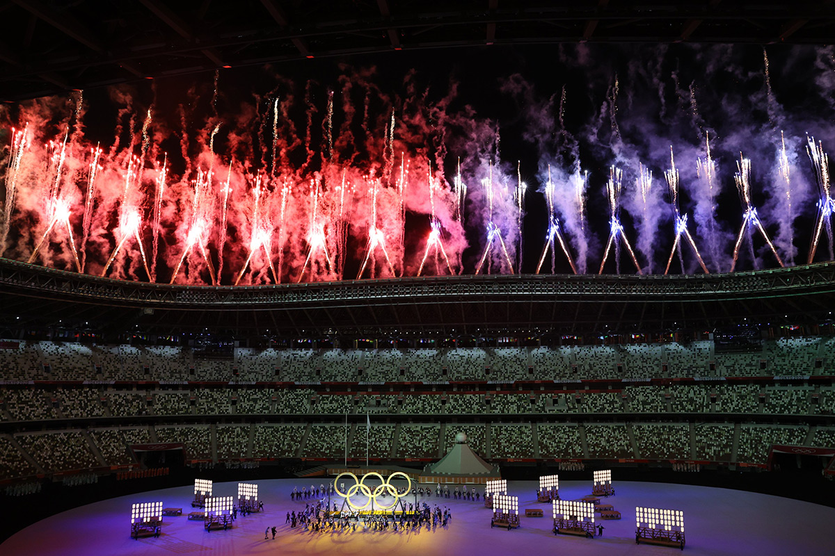 Tokyo 2020, cérémonie d'ouverture, Japon - Pyrotechnie et art scénique 