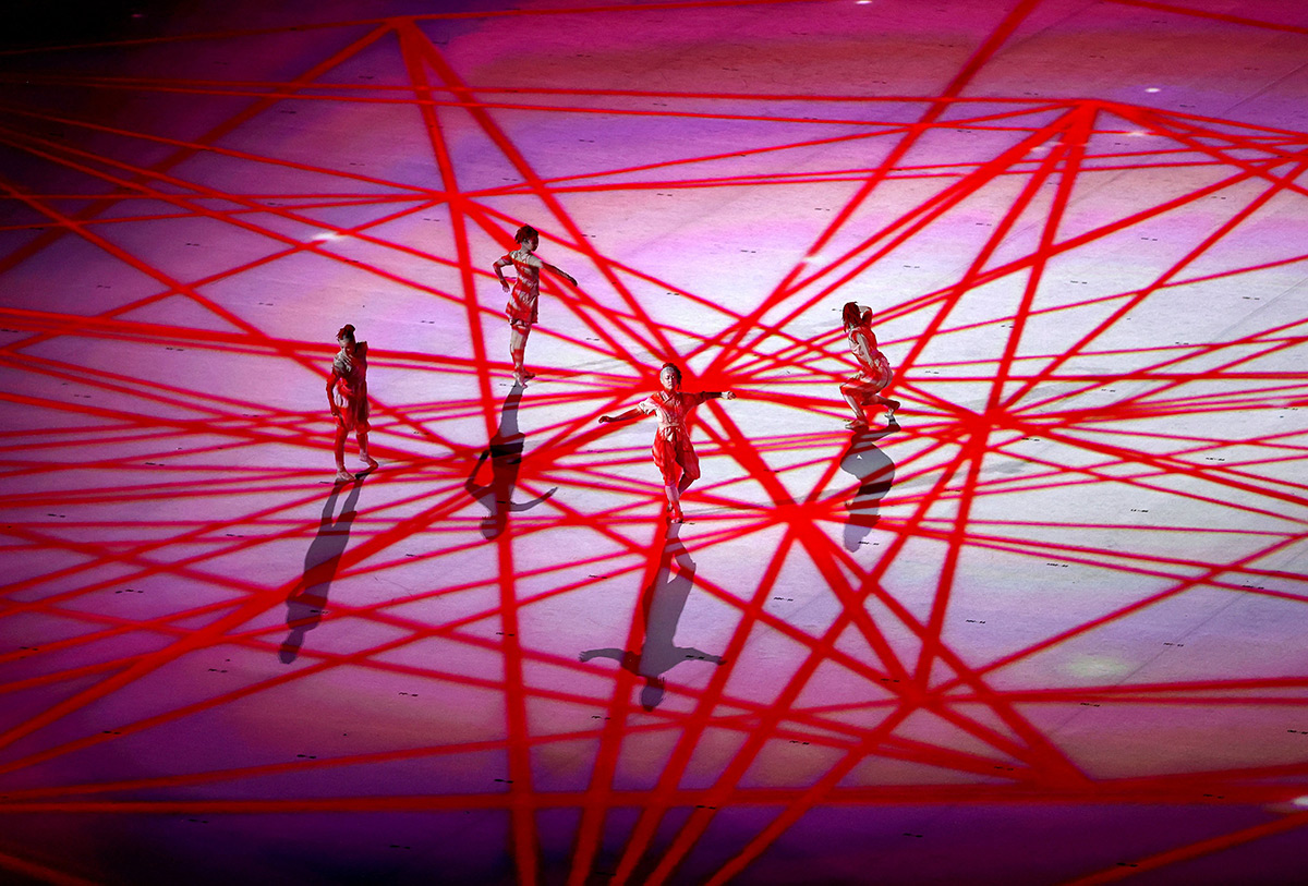 Tokyo 2020, cérémonie d'ouverture, Japon - We're all connected - United By Emotion - Stronger Together