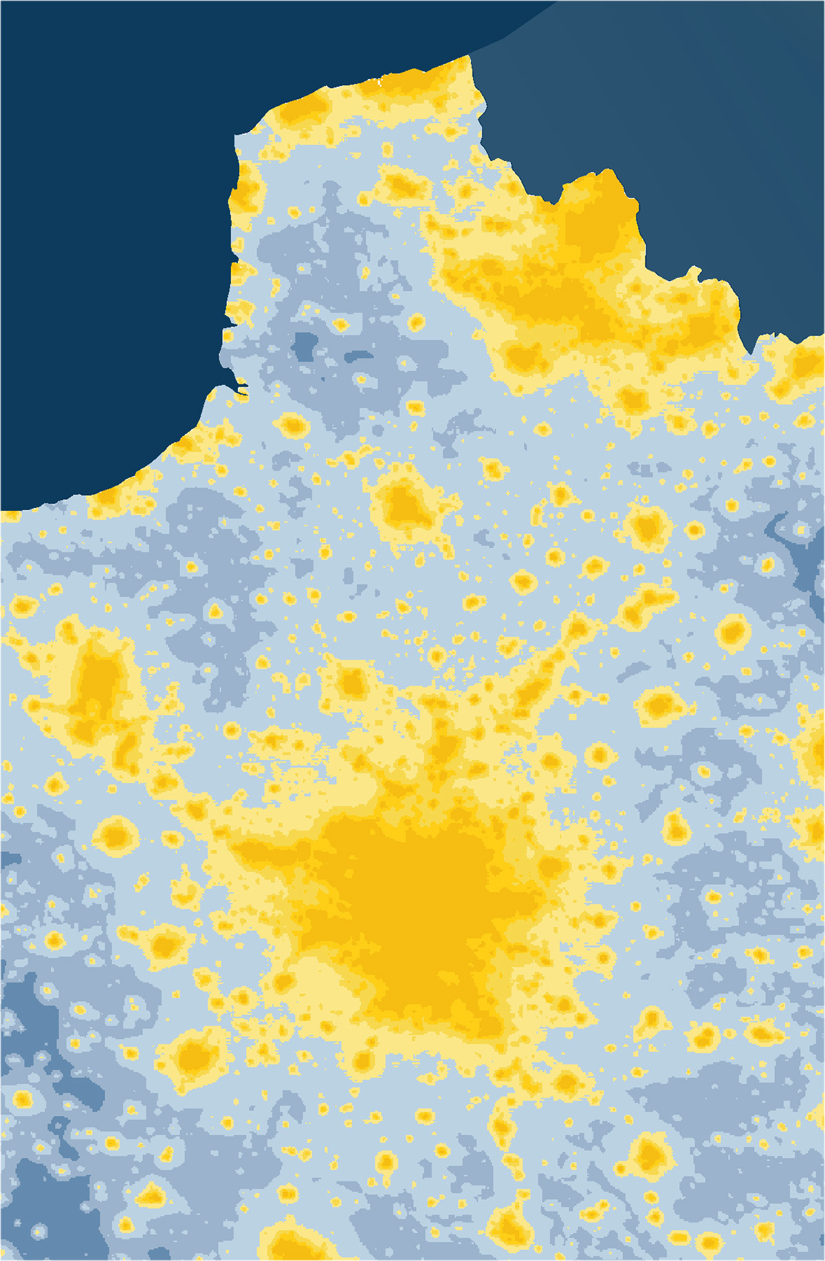 En bref : la France métropolitaine en haute résolution grâce à Spot 6