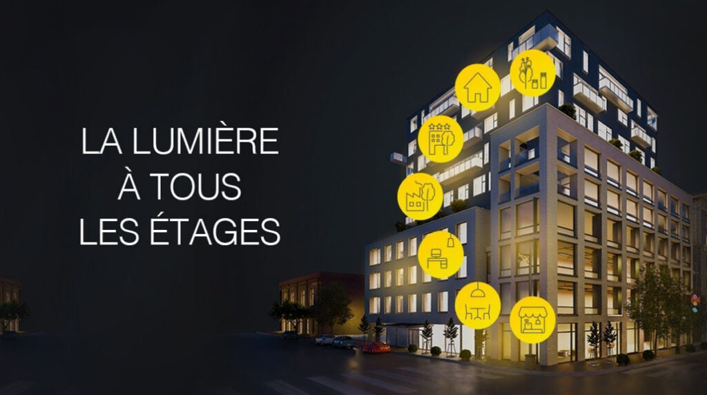 La lumière à tous les étages, campagne de com, SLV France