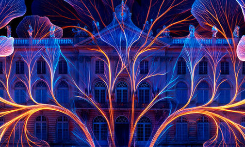 La Belle Saison 2026, son et lumière Nancy, séquence fractal, France © AV Extented, Ville de Nancy