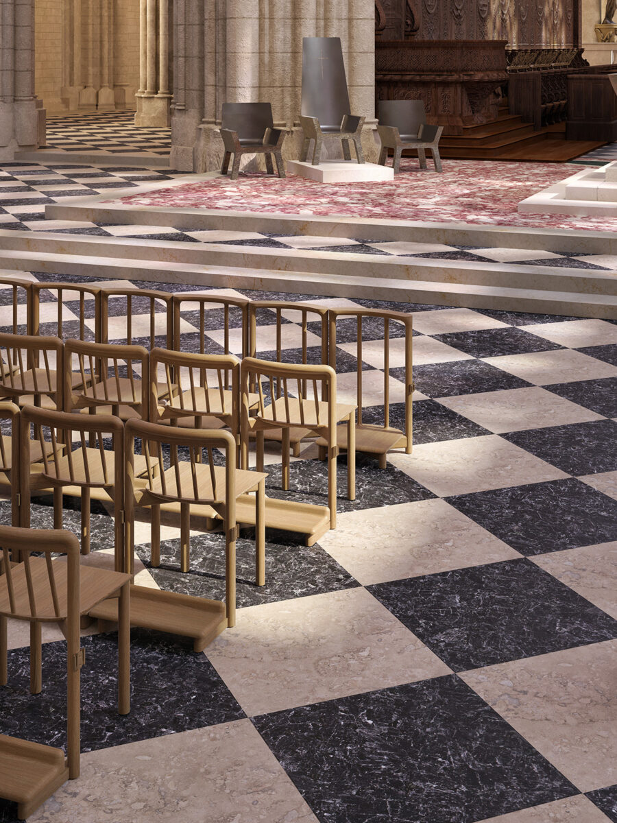 Notre-Dame de Paris, nouveau mobilier design contemporain