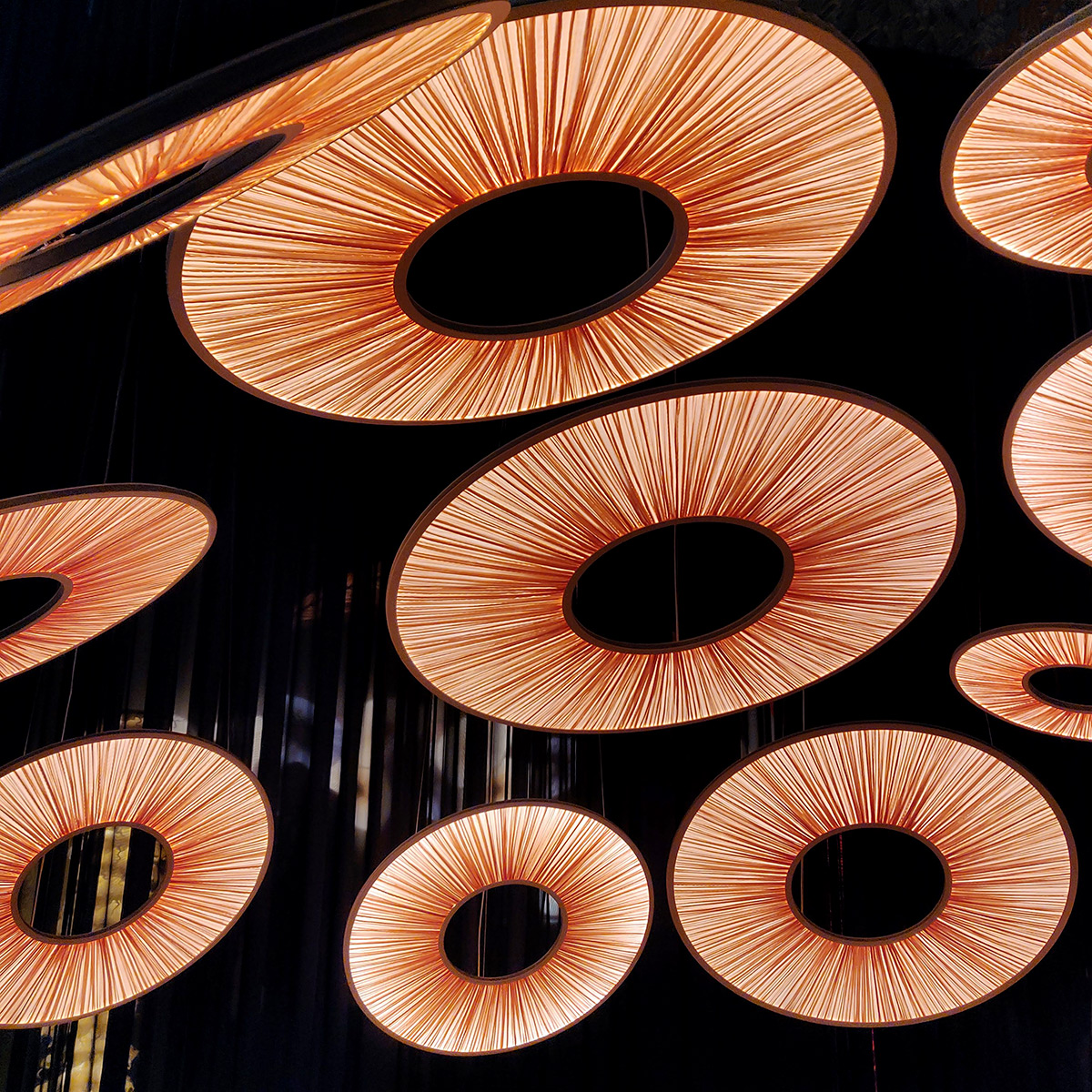 Luminaires suspension design - Designer : Albi Serfaty - Fabricant : Aqua Creations
