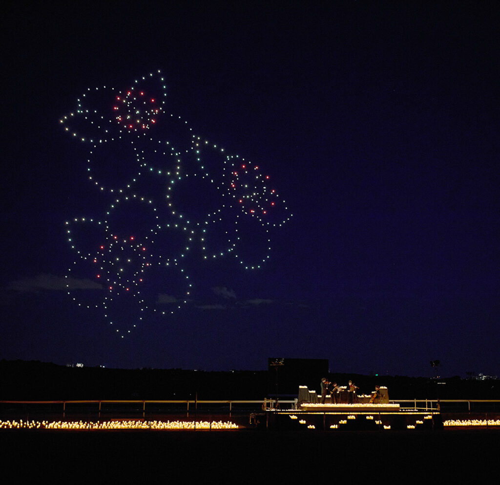 Drone art show 2026 de Lyon à Paris avec 1000 drones lumineux