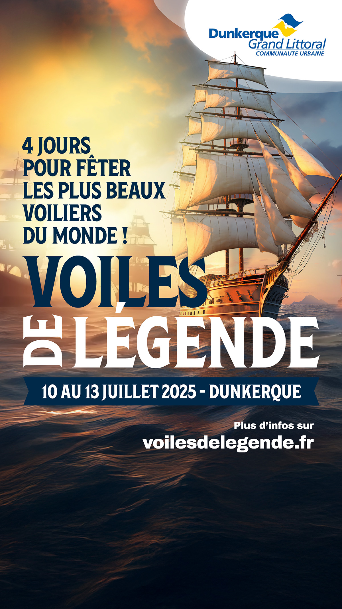 Spectacle de drones en Hauts-de-France, été 2025, Dunkerque, Voiles de Légende