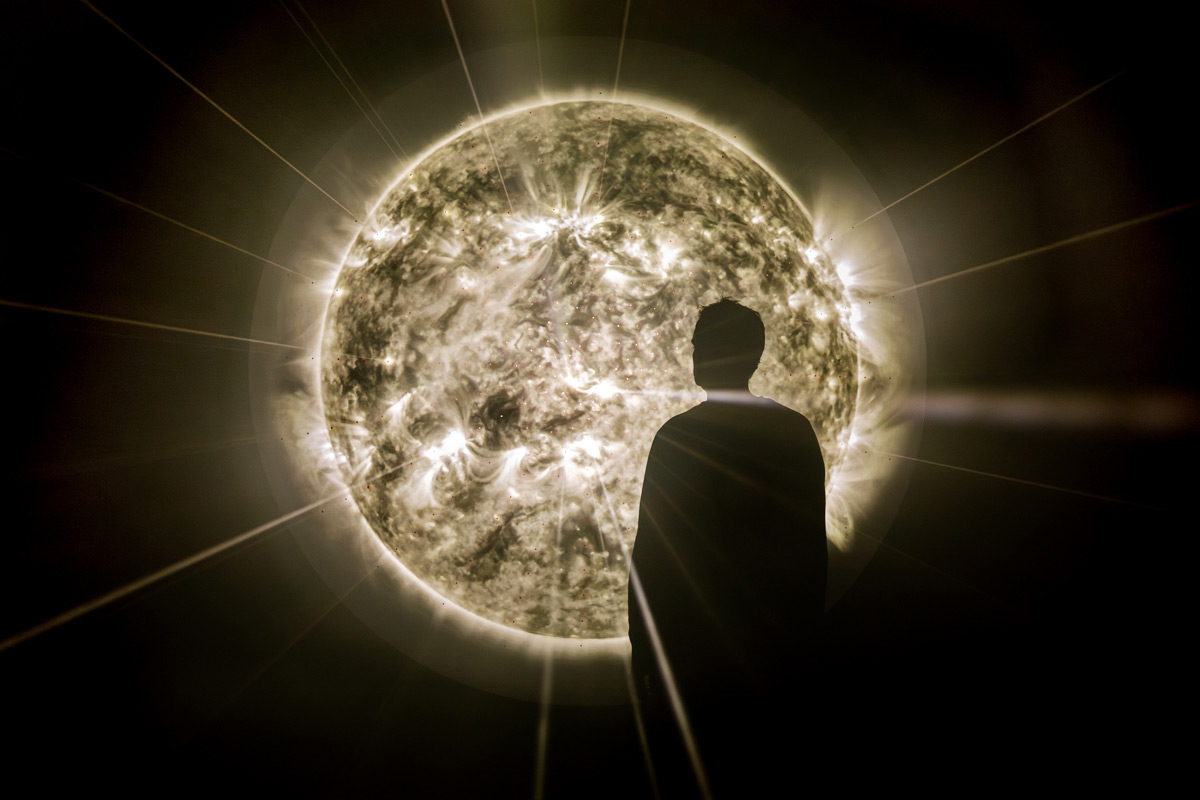 Into The Light, exposition lumière, la Villette, Paris, France - Oh Lord, Guillaume Marmin