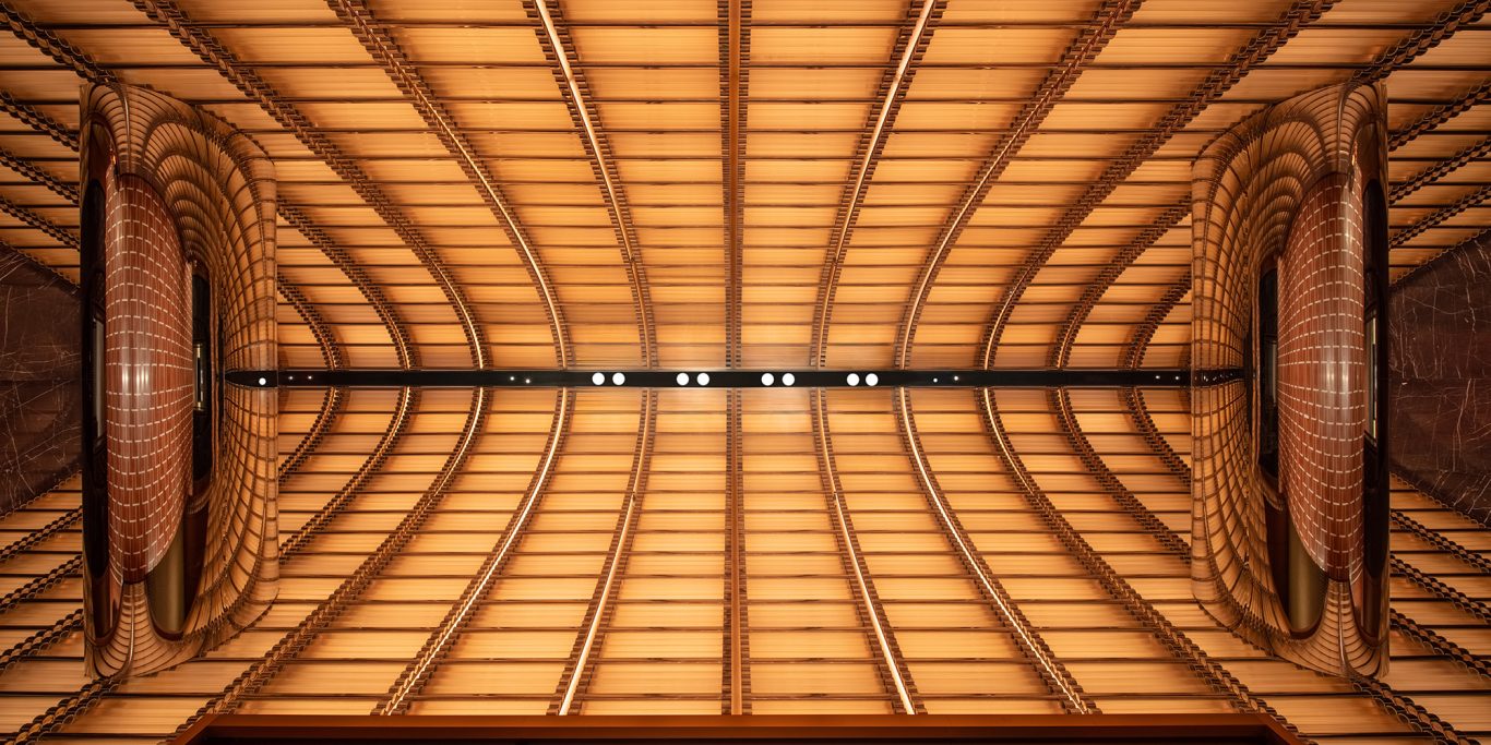 Grand Hyatt Kunming entrance hall lighting design, IALD Awards of Excellence 2026, The Flaming Beacon, Isometrix