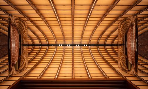 Grand Hyatt Kunming entrance hall lighting design, IALD Awards of Excellence 2026, The Flaming Beacon, Isometrix