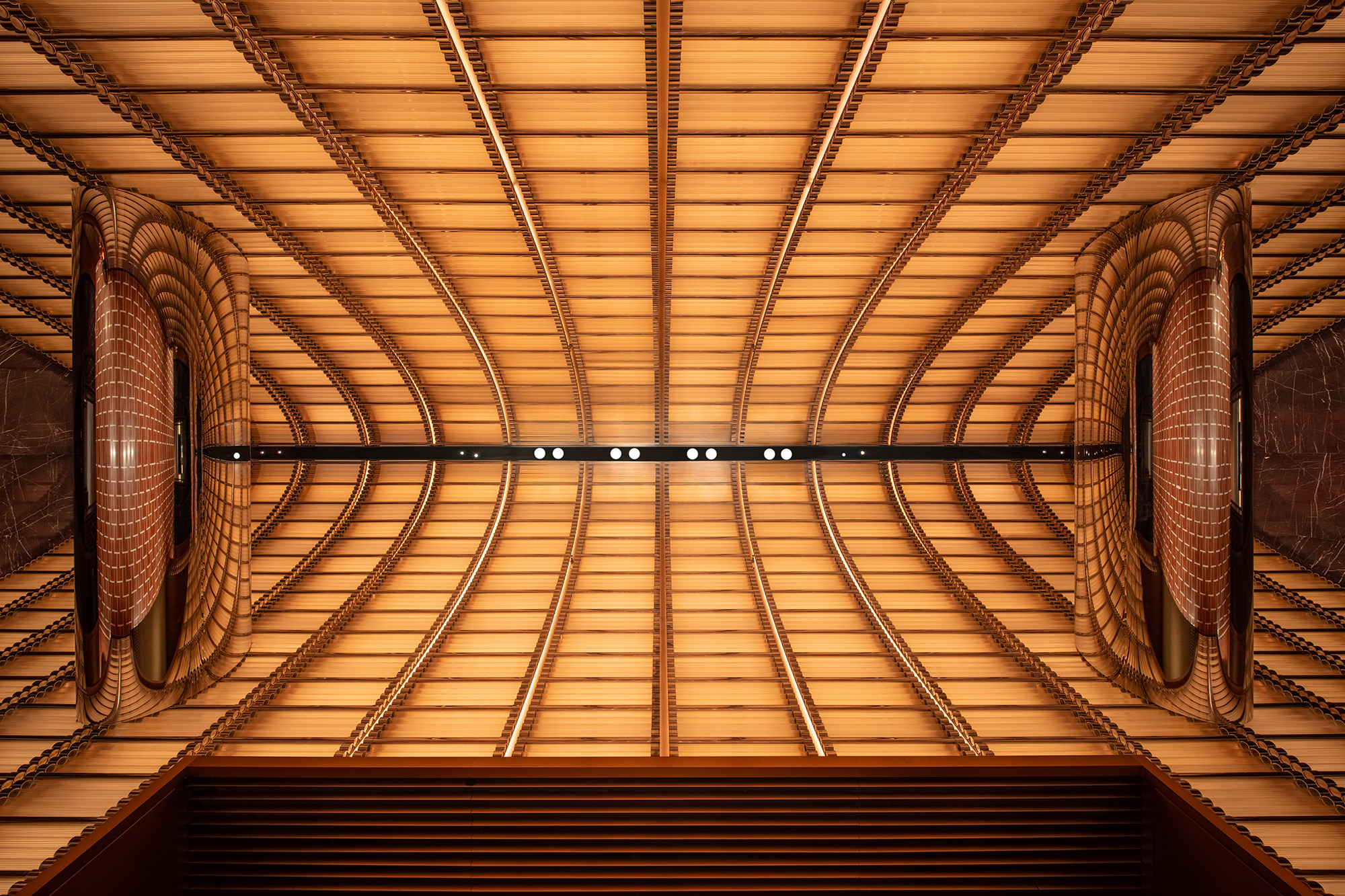 Grand Hyatt Kunming entrance hall lighting design, IALD Awards of Excellence 2026, The Flaming Beacon, Isometrix