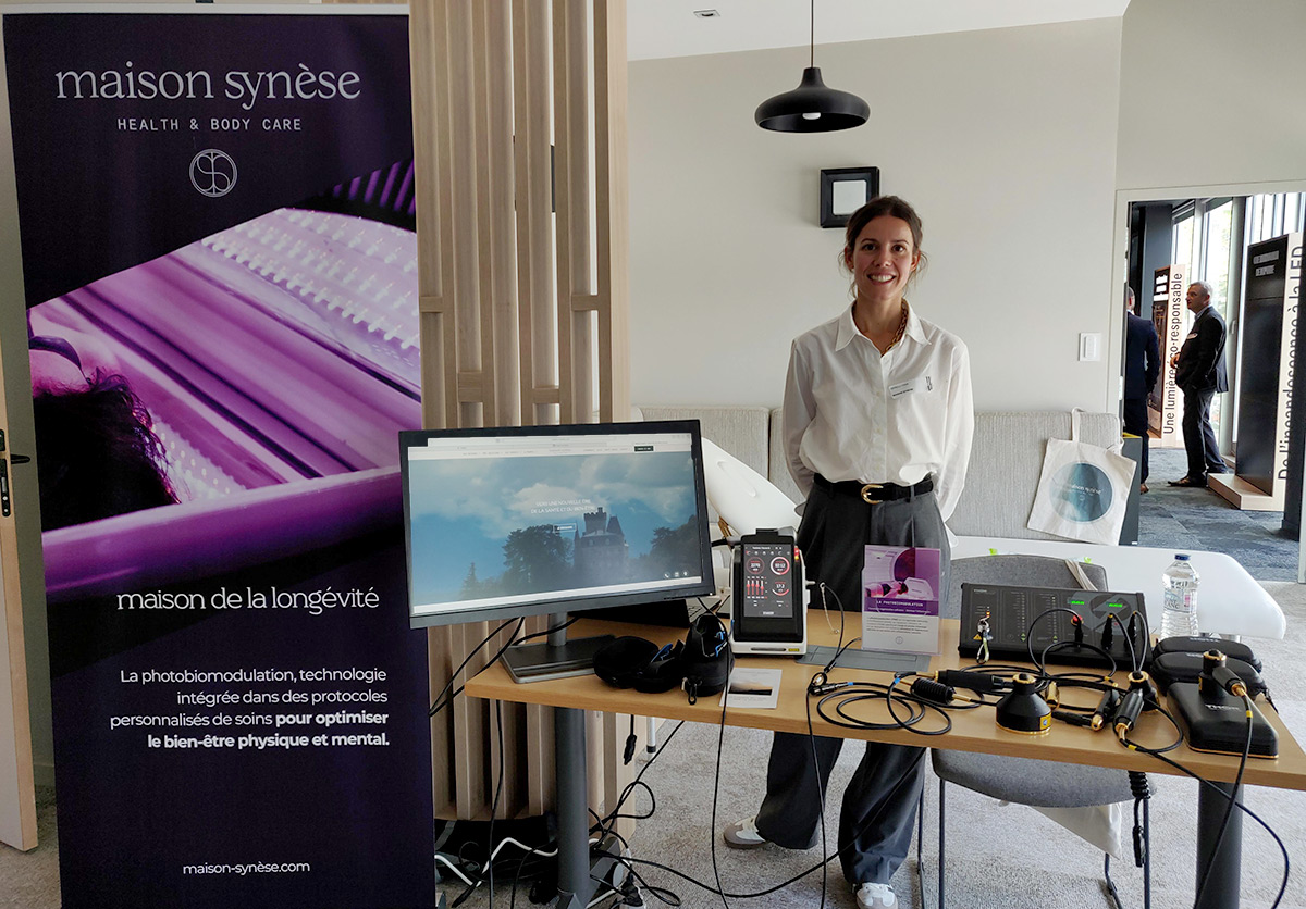 Photobiomodulation, soins de santé et bien-être, Maison Synèse