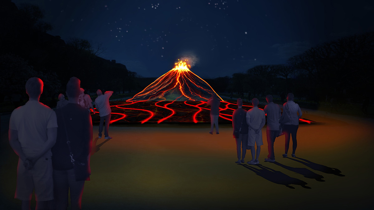 Illumination au Jardin des Plantes de Paris