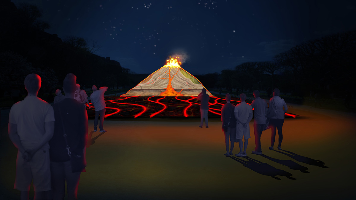 Lumière en vidéo mapping au Jardin des Plantes de Paris