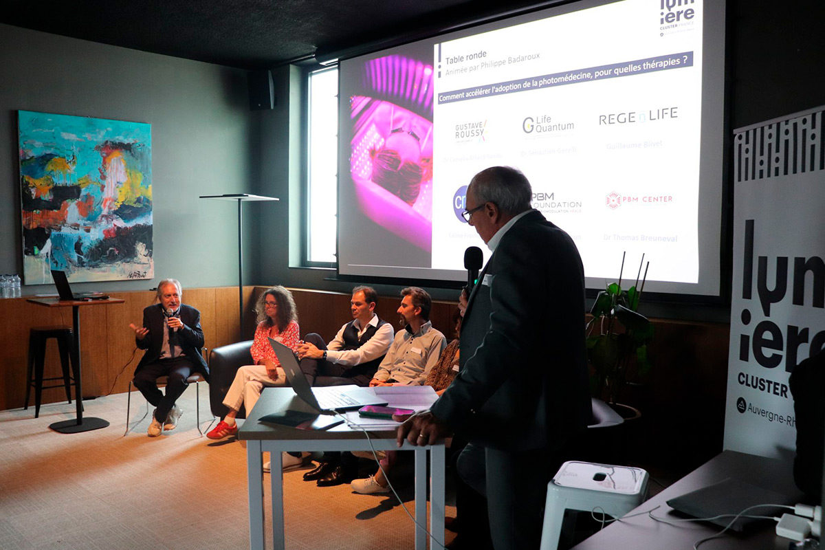 Table ronde des rencontres Lumière et Santé 2025, CLuster Lumière