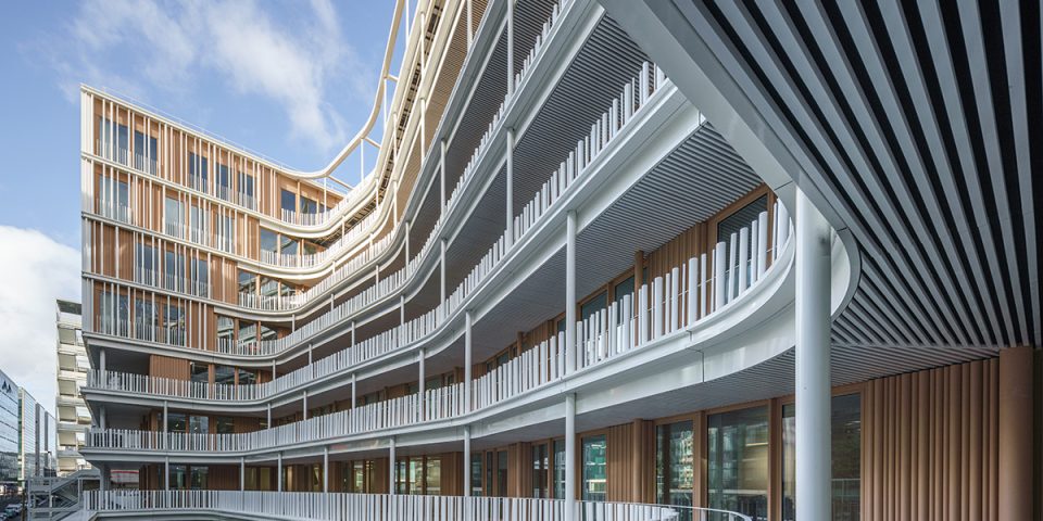 Edenn, architecture durable, ambiance urbaine, Paris-La Défense, Nanterre, France - Architectes Brenac & Gonzalez & Associés - BET fluides CET Ingénierie © Stefan Tuchila