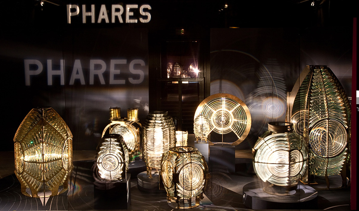 Phares !, exposition, lentilles de Fresnel, Alexis Coussement