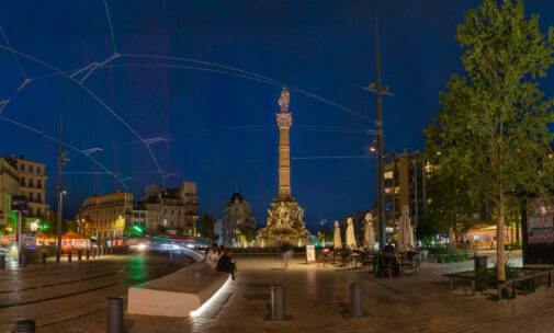 Place de Castellane, Marseille, France - STOA, Ora-Ito, Egis Rail - éclairage urbain et architectural © Vincent Laganier, LZL Services