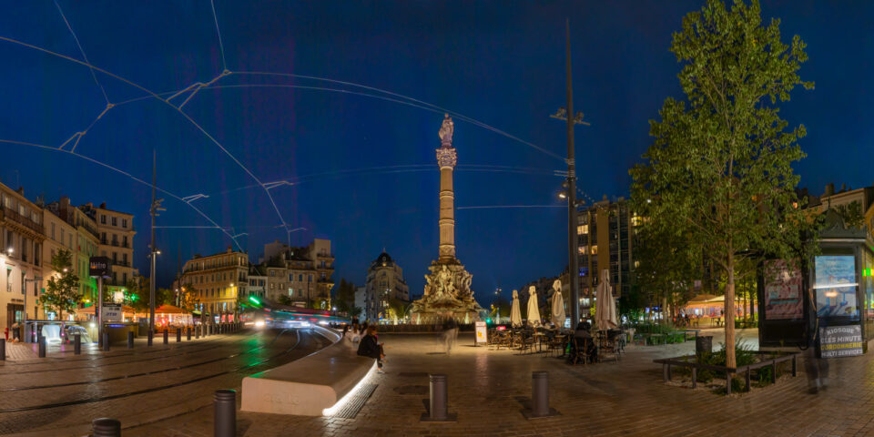 Place de Castellane, Marseille, France - STOA, Ora-Ito, Egis Rail - éclairage urbain et architectural © Vincent Laganier, LZL Services