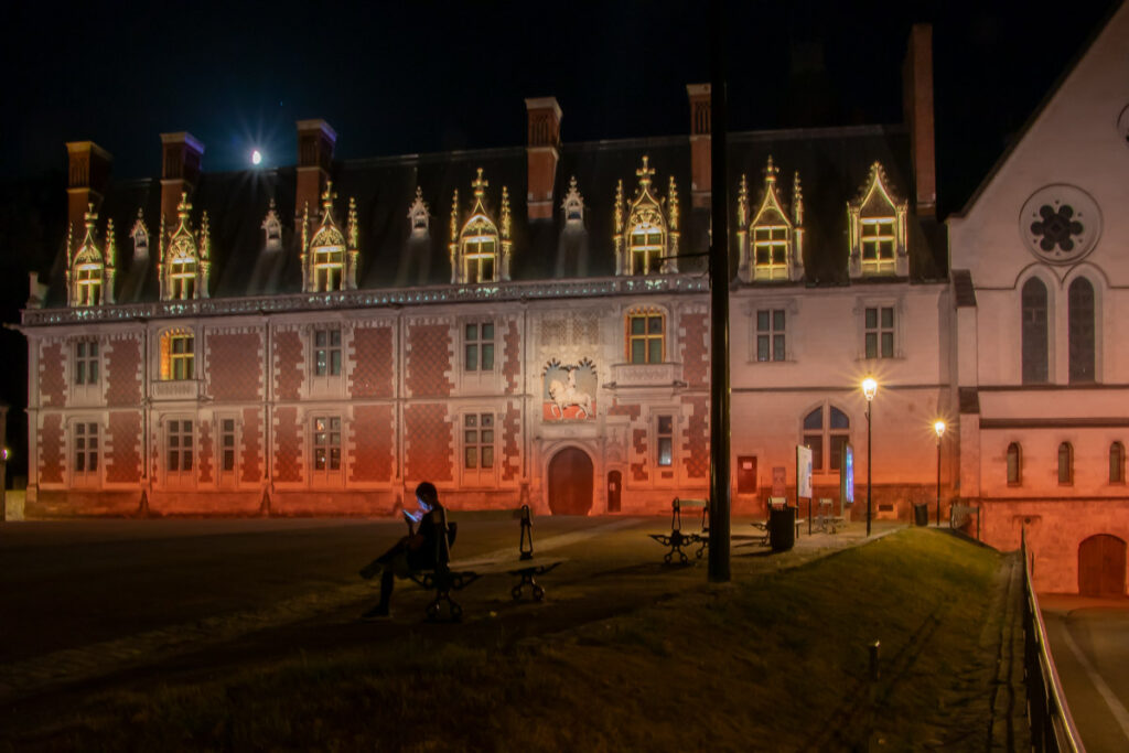 Chateau royal de Blois, mise en lumiere Pailum