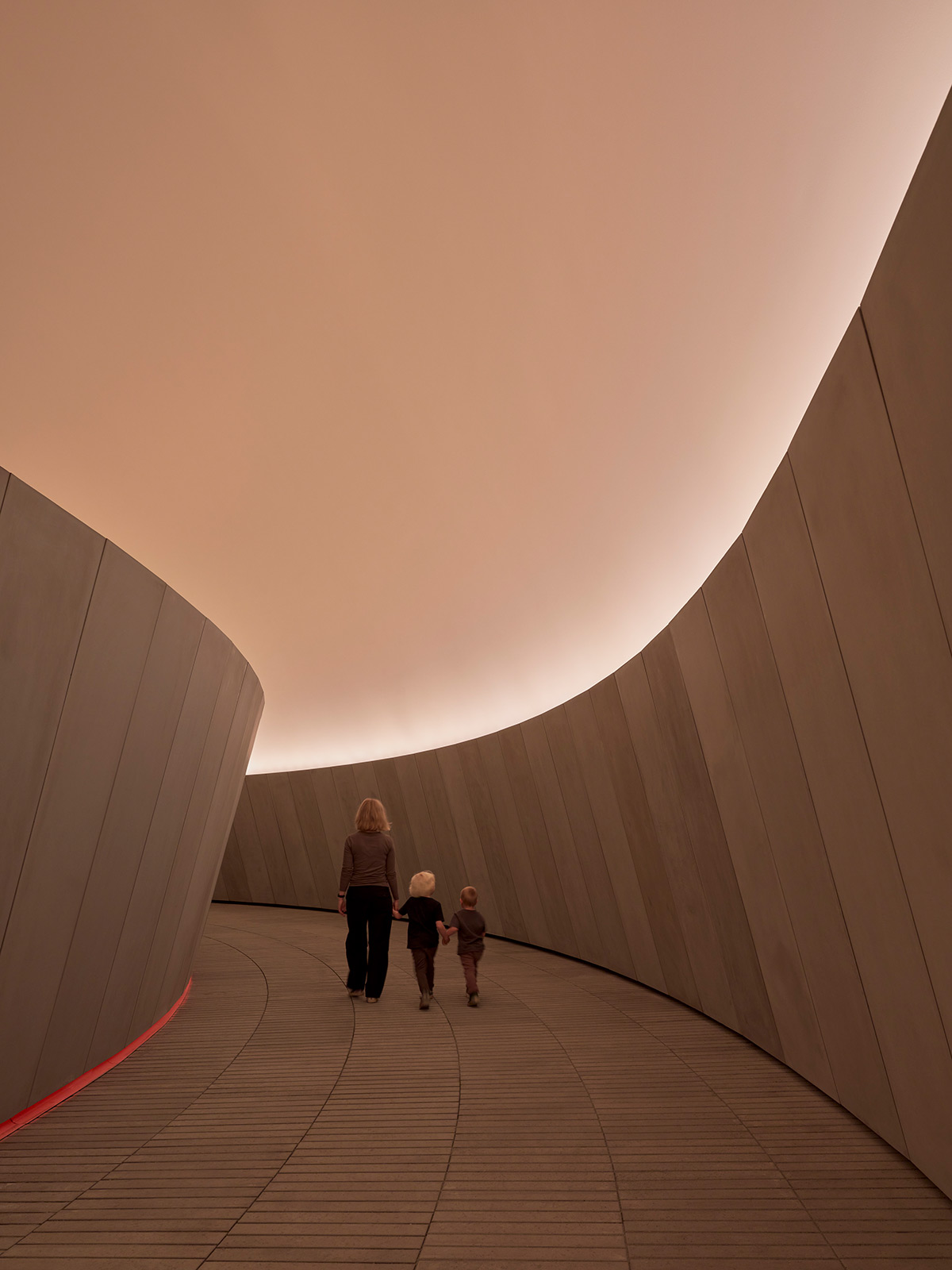 James Turrell Skyspace, Gallery behind the bench, As Seen Below ‑ The Dome, ARoS, Aarhus, Denmark, 2026