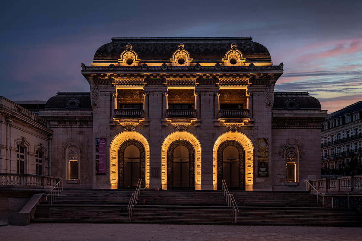 Opéra, Vichy - Eclairage architectural de la façade