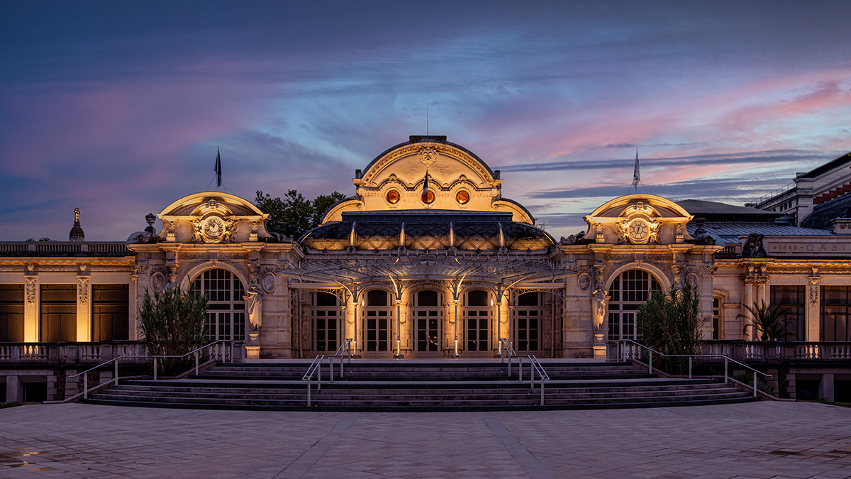 Palais des congrès, Vichy - Eclairage architectural de la façade