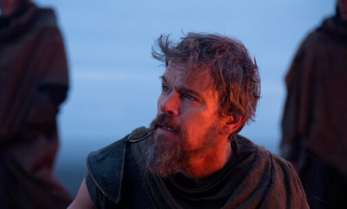 Film L'Odyssée, 2026, de Christopher Nolan - Matt Damon, Ulysse - Photo prise par Melinda Sue Gordon, Universal Pic © Universal Studios, All Rights Reserved