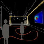 Esquisse du concept, The Living Light, espace Communication en lumière vivante, salon Light + Building 2026 - Conception lumière © Lichtvision Design