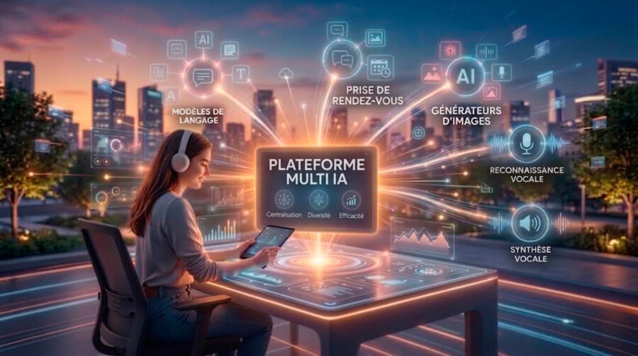 Plateforme multi IA, une alternative séduisante - Image générée par IA © Gemini