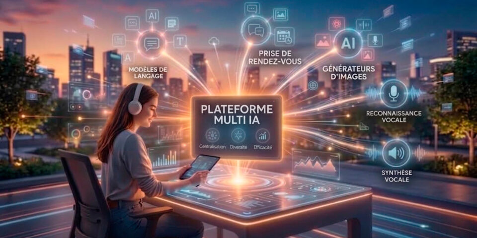 Plateforme multi IA, une alternative séduisante - Image générée par IA © Gemini