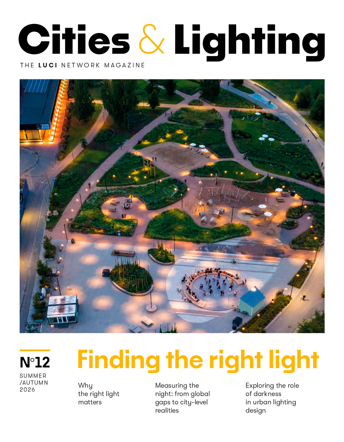 Cities and Lighting - Summer-Autumn 2026, LUCI network magazine, issue 12 © LUCI Association © Petri Tuohimaa-Barkland, AINS Group - courtesy of City of Helsinki