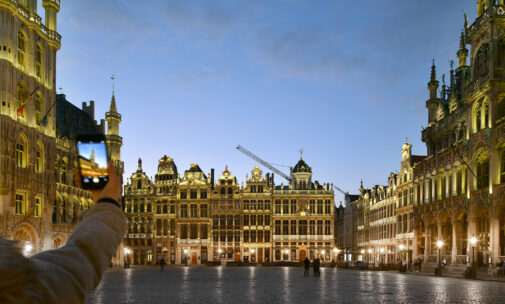 Grand-Place, Bruxelles, Belgique - Conception lumière Radiance35, Isabelle Corten en association avec Patrick Rimoux - Photo © Serge Brison
